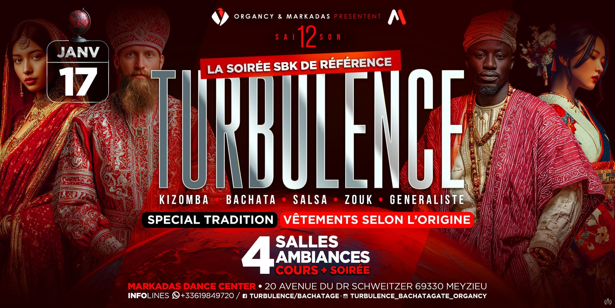 Soirée Turbulence Saison 12 4 Salles 4 ambiances