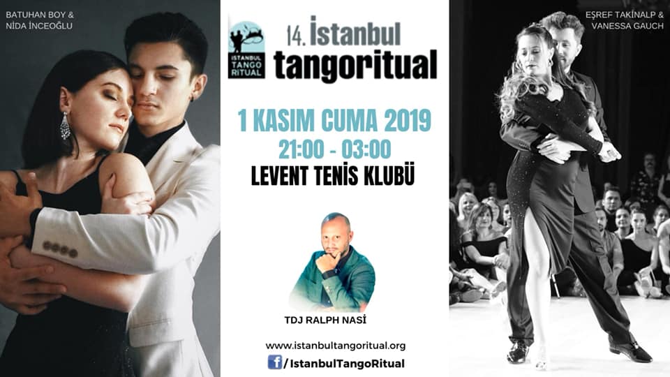 14. İstanbul Tango Ritual 1 Kasım Cuma Levent Tenis Kulübü