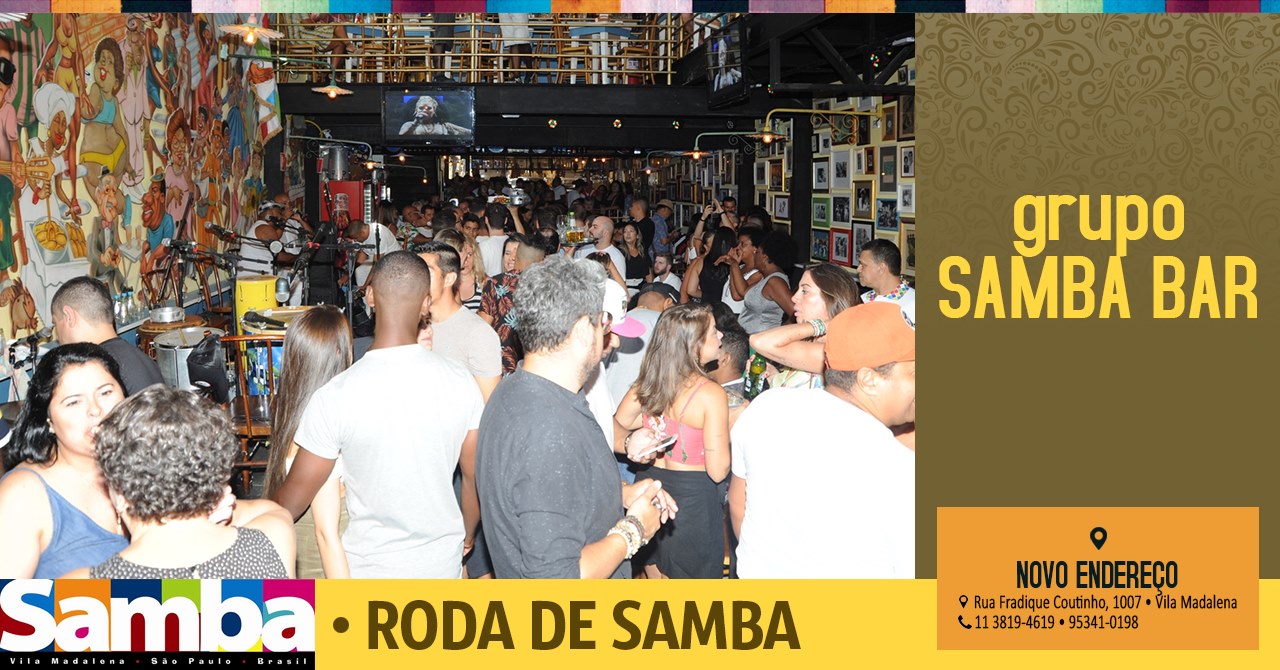 Grupo Samba Bar no Bar Samba Roda de Samba