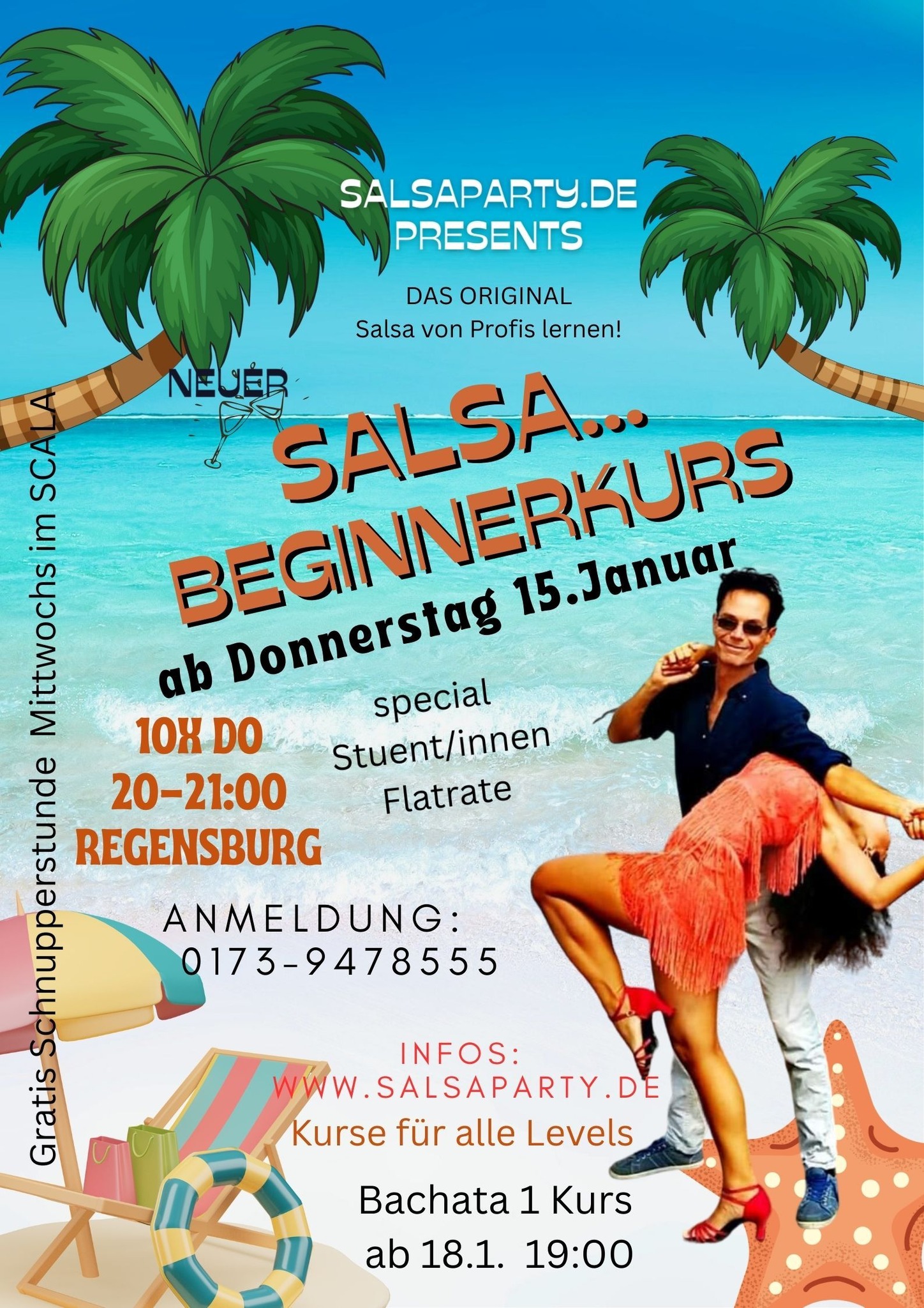 Neuer Salsa & Co Beginnerkurs Start