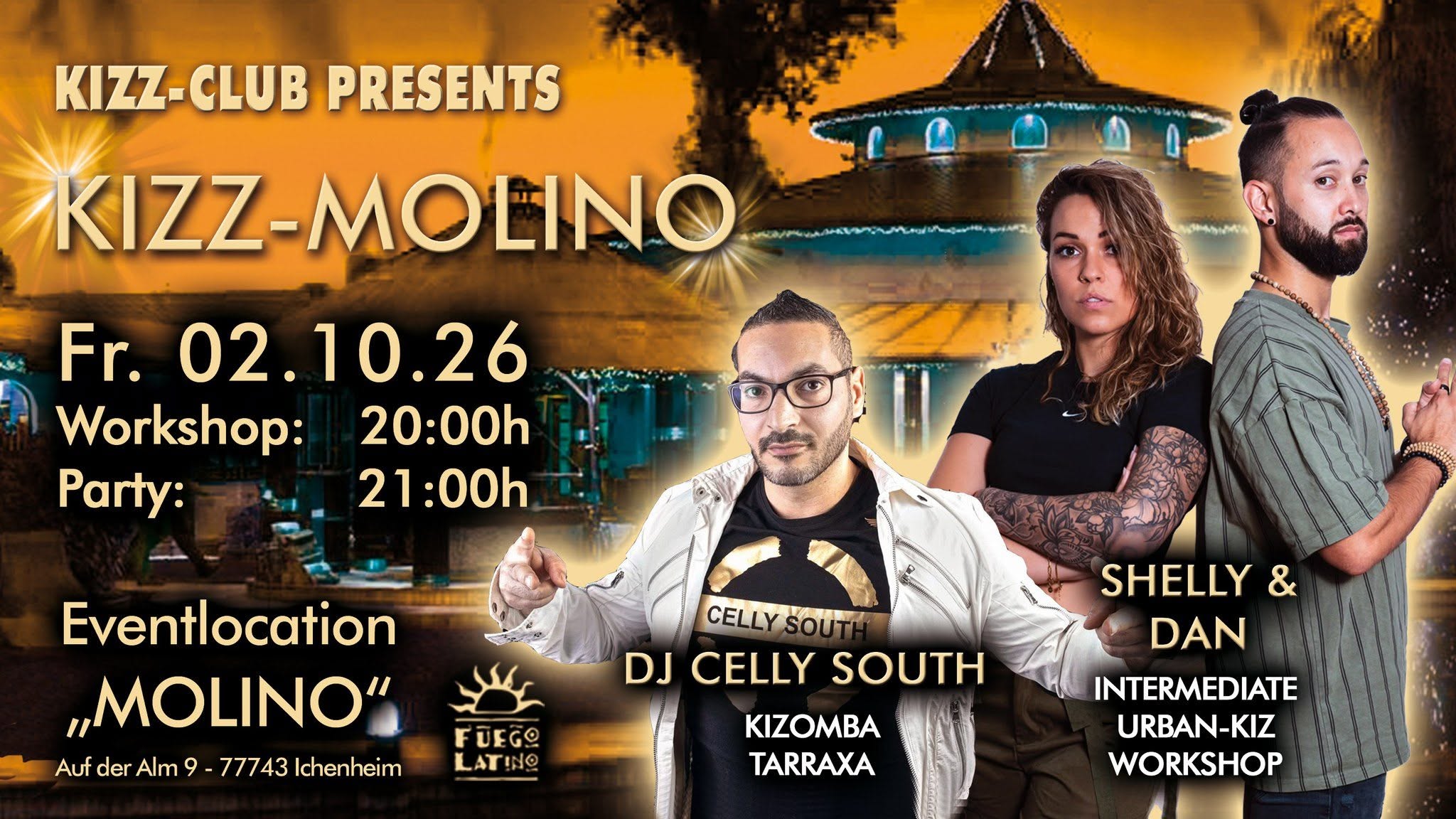 "KIZZ-MOLINO"- High Class Kizomba Event in Neuried-Ichenheim