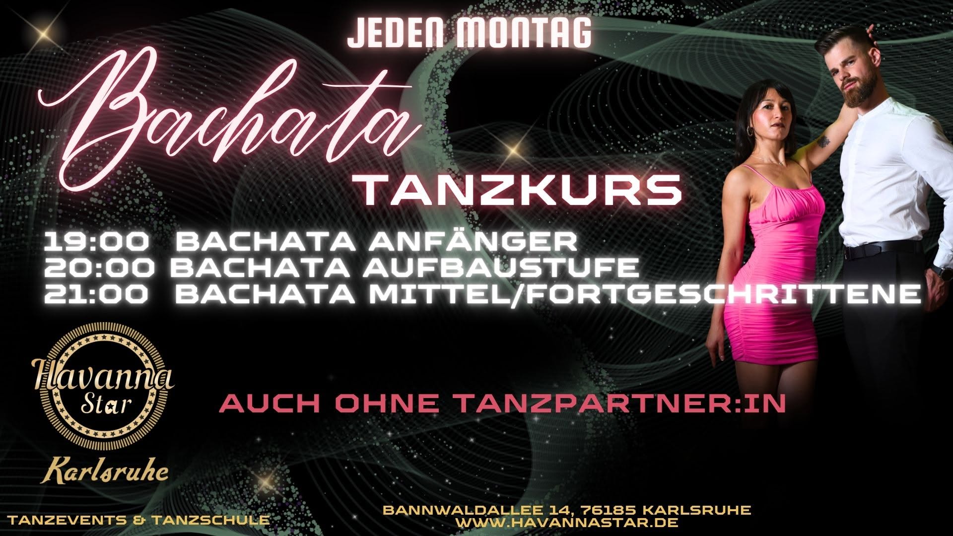 Neue Staffel startet! Bachata Tanzkurs*auch ohne Tanzpartner:in + ohne Vertragsbindung