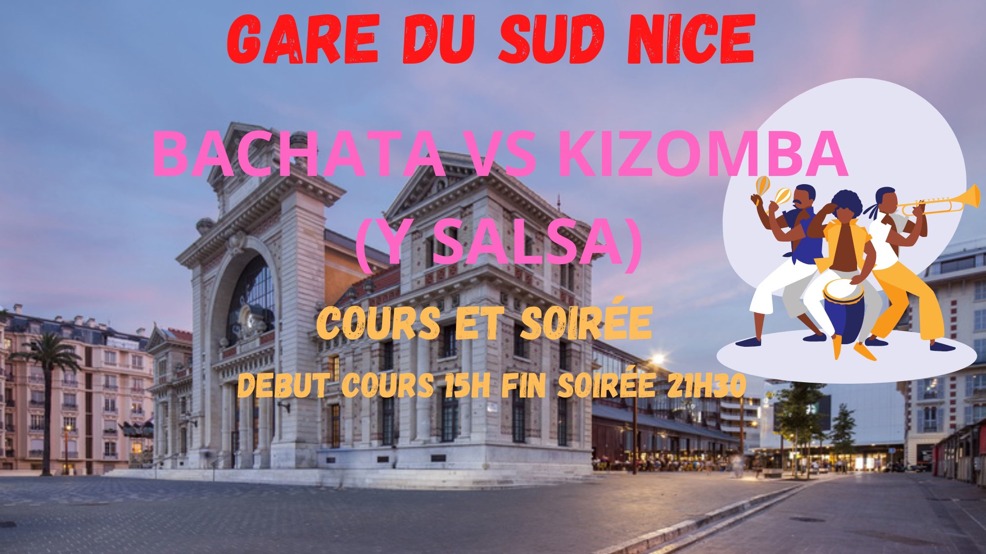 Bachata Kizomba (Salsa ) Gare du Sud