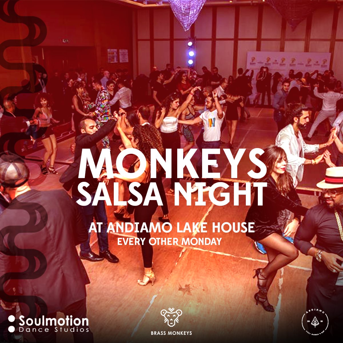 Brass Monkeys x Soulmotion Salsa Night @Andiamo- The Lake House