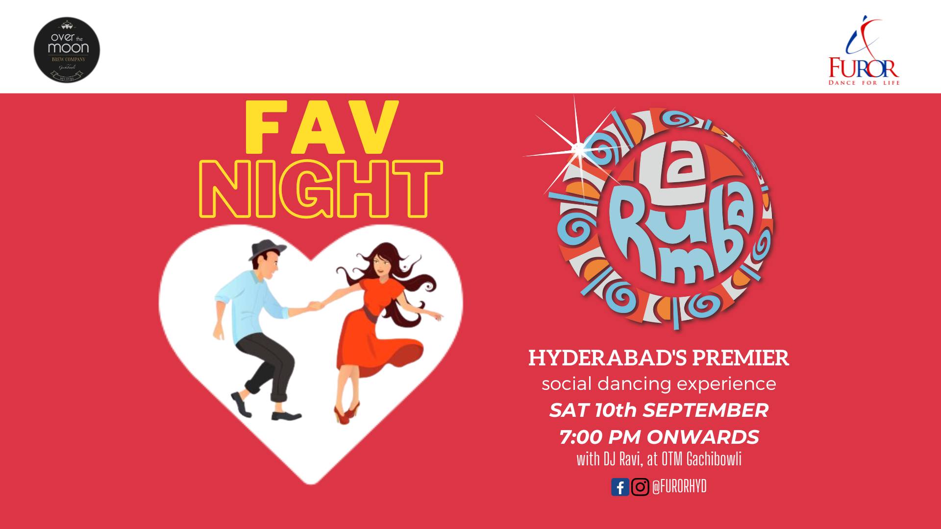 La Rumba Sat Salsa Social, 10th Sept 2022