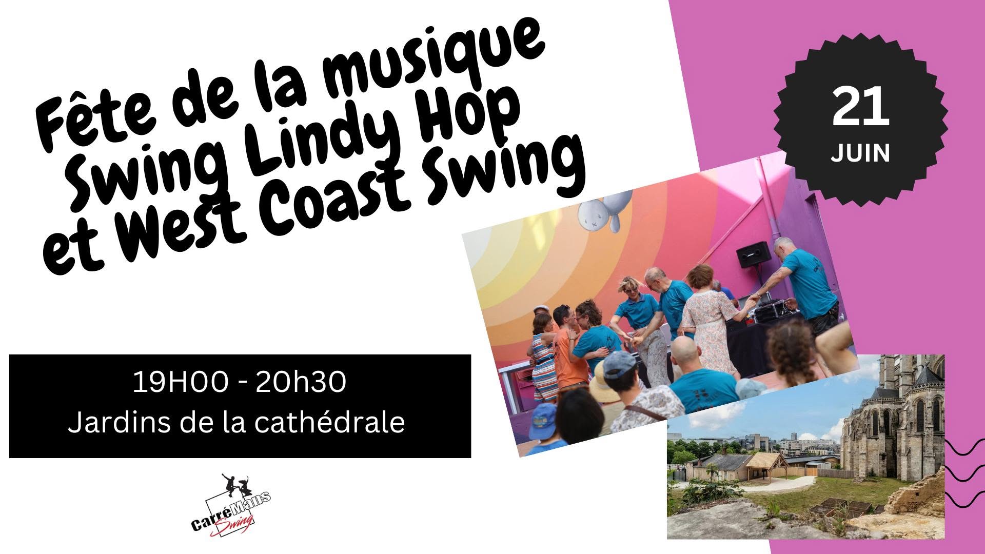 Fête de la Musique : CarréMans Swing vous présente ses danses
