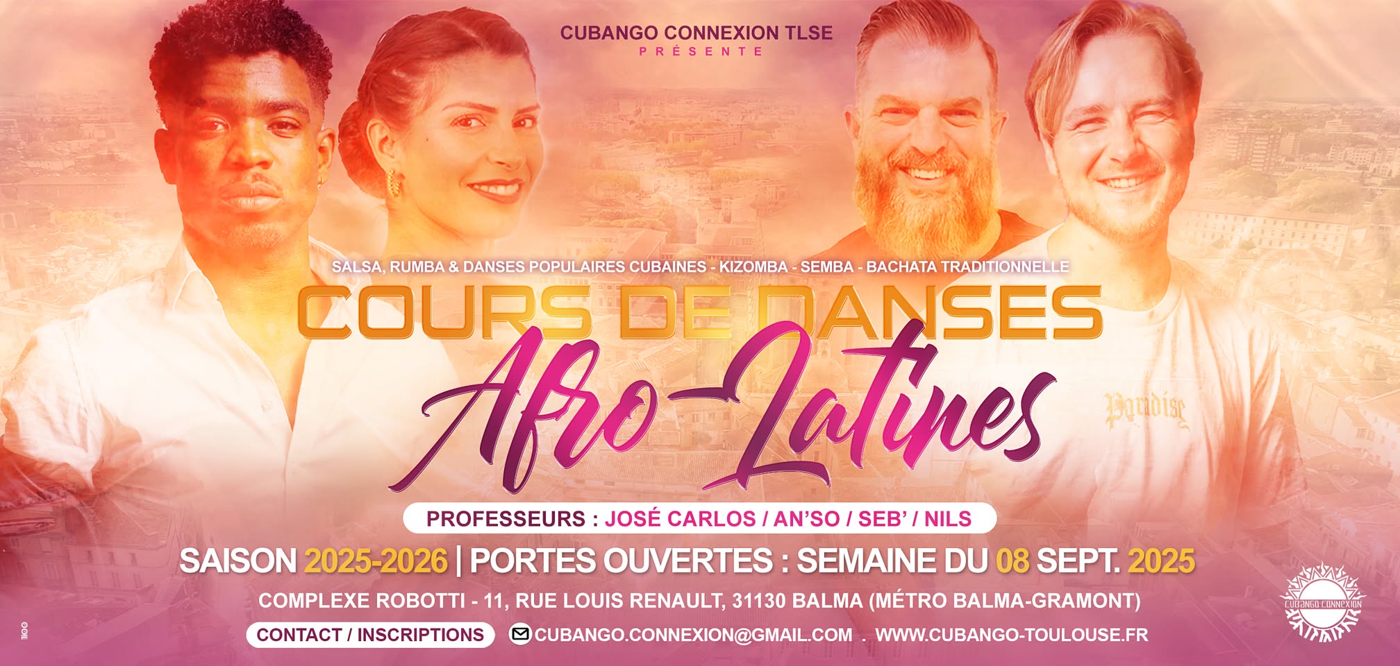 RENTREE COURS DE DANSES - CUBANGO CONNEXION TLSE - Saison 2025-2026