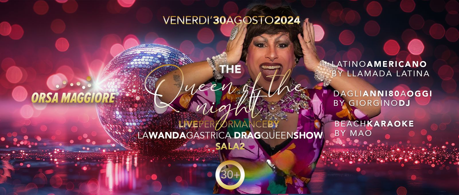 QUEEN OF THE NIGHT - Venerdì Orsamaggiore
