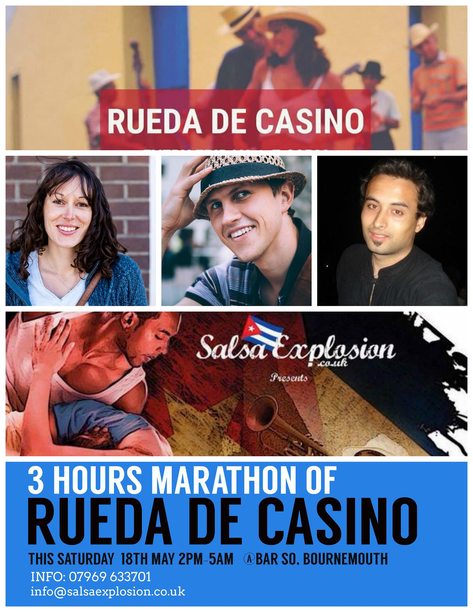 Salsa Social, Kizomba Miguel Monteiro & 3 Hours Rueda Marathon