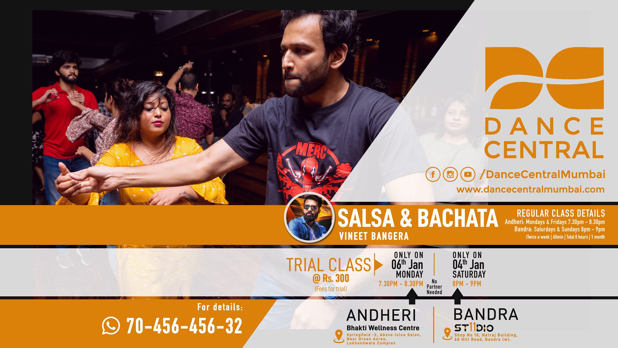 Andheri - Salsa Basic Trial Demo by Dance Central
