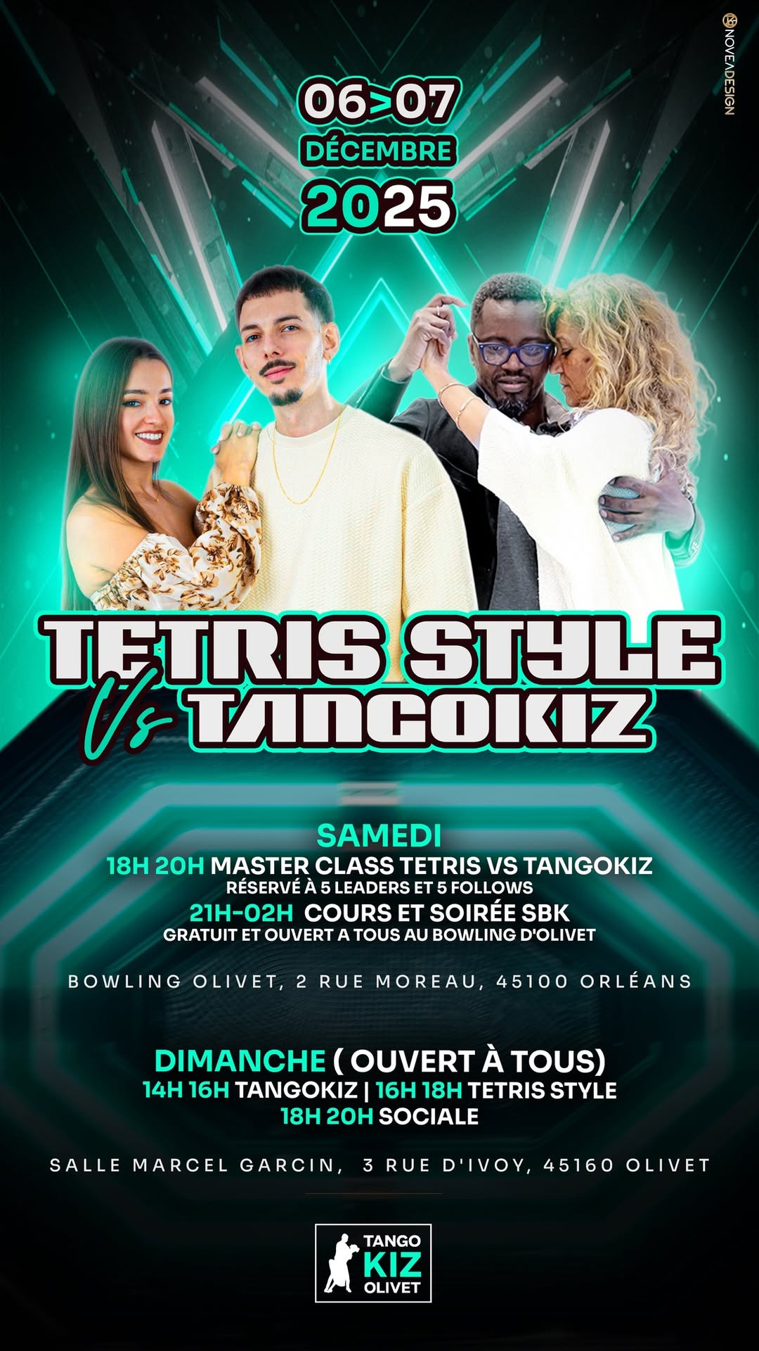 Tetris style vs Tangokiz ( Val'R et Sarah vs Francis et Sabine)