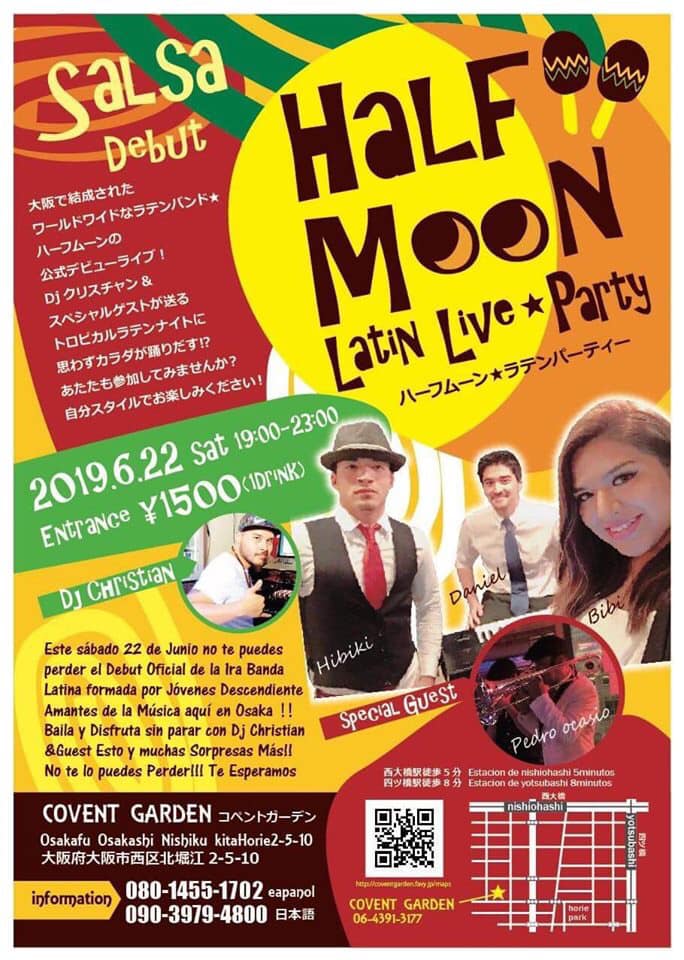 HALF MOON BAND DEBUT & LATIN PARTY