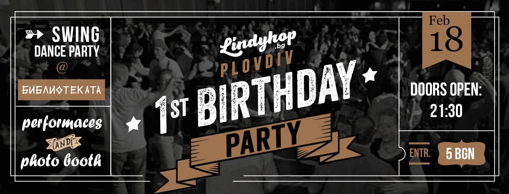 Lindy Hop Plovdiv - 1st Birthday!