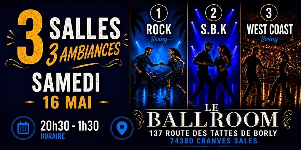 SOIRÉE ROCK N SWING S.B.K WEST COAST 3 SALLES & 3 AMBIANCES