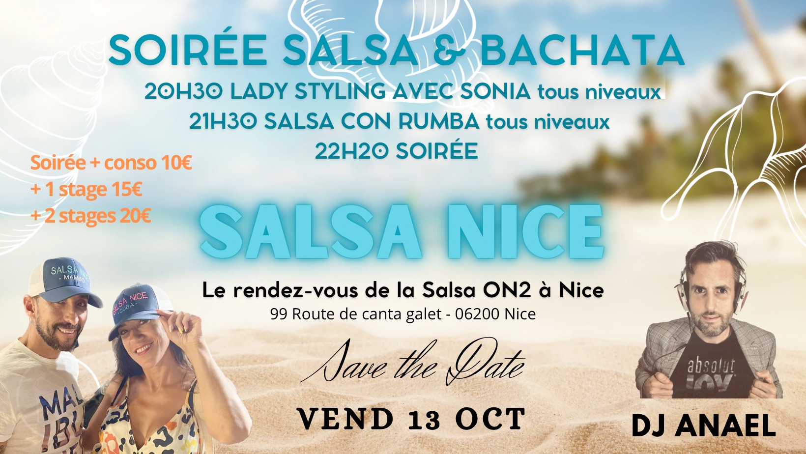 SOIRÉE SALSA & BACHATA Lady styling by Sonia Style