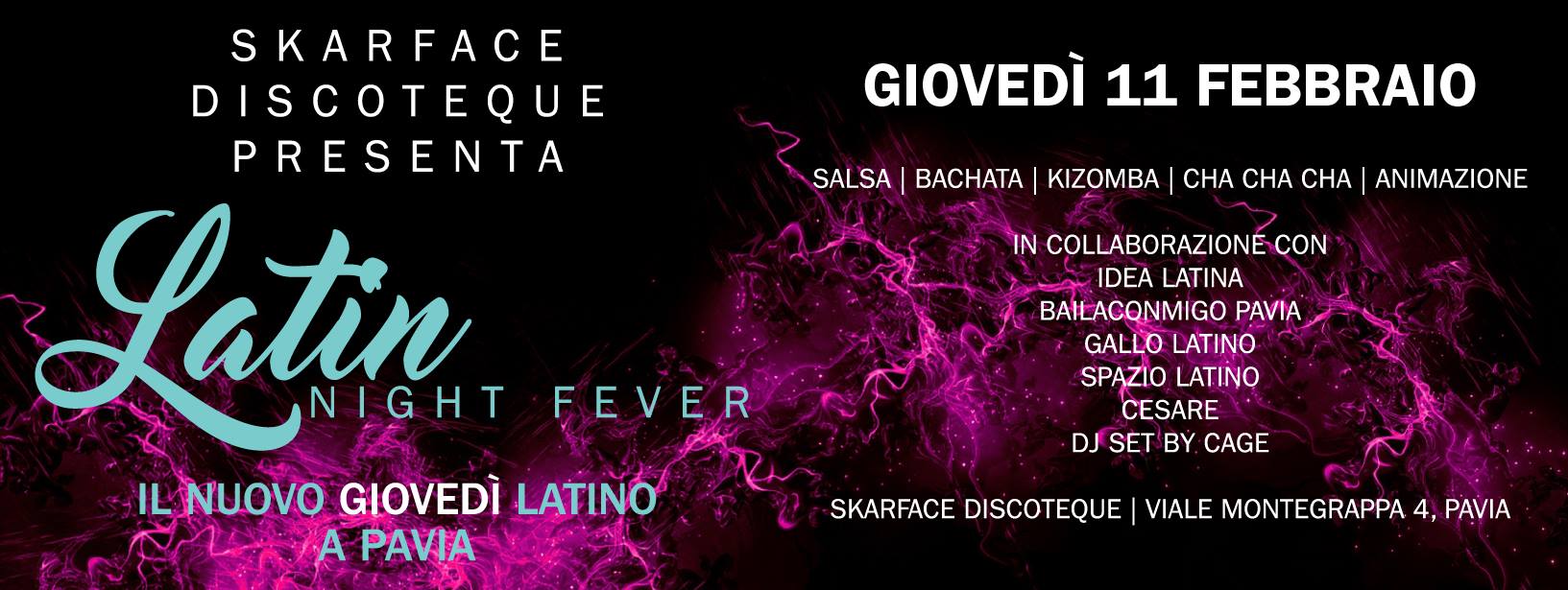 SKARFACE GIOVEDÌ LATINO • 11 FEBBRAIO