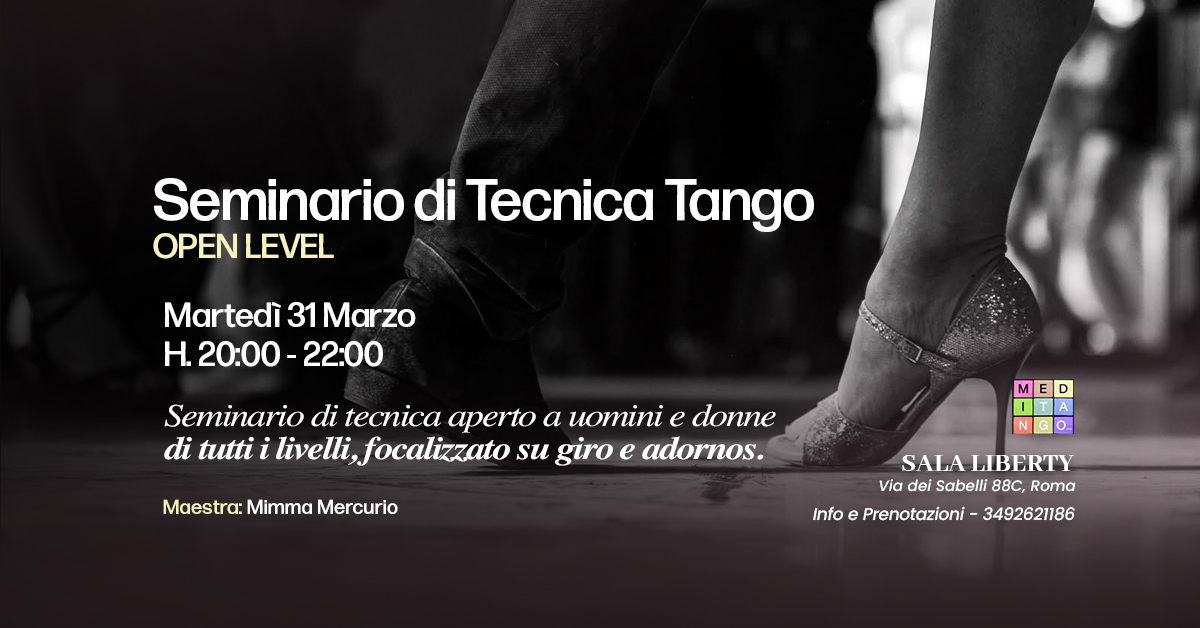 Seminario di Tecnica Tango Open Level