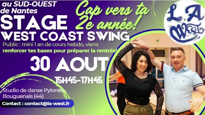 Stage WCS "Cap vers ta 2e année, révisons avant la rentrée!"