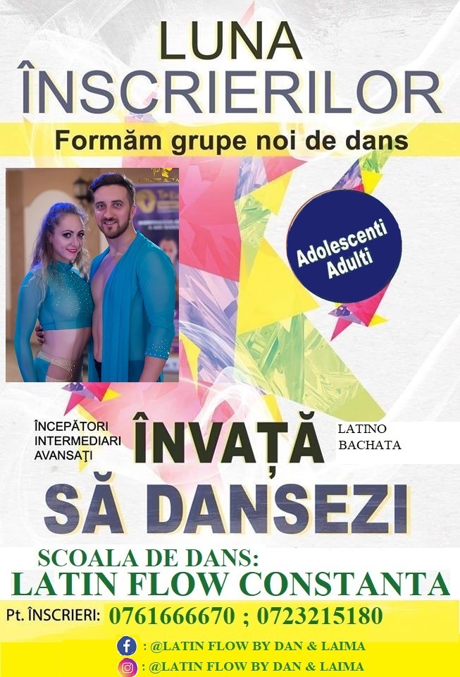 Grupă nouă de dans Latin Flow by Dan & Laima