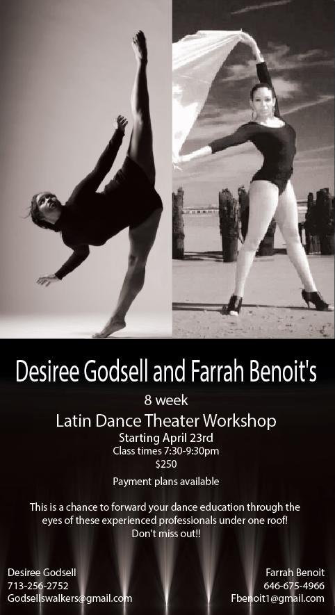 Desiree and Farrah's Latin Dance Theater Workshop