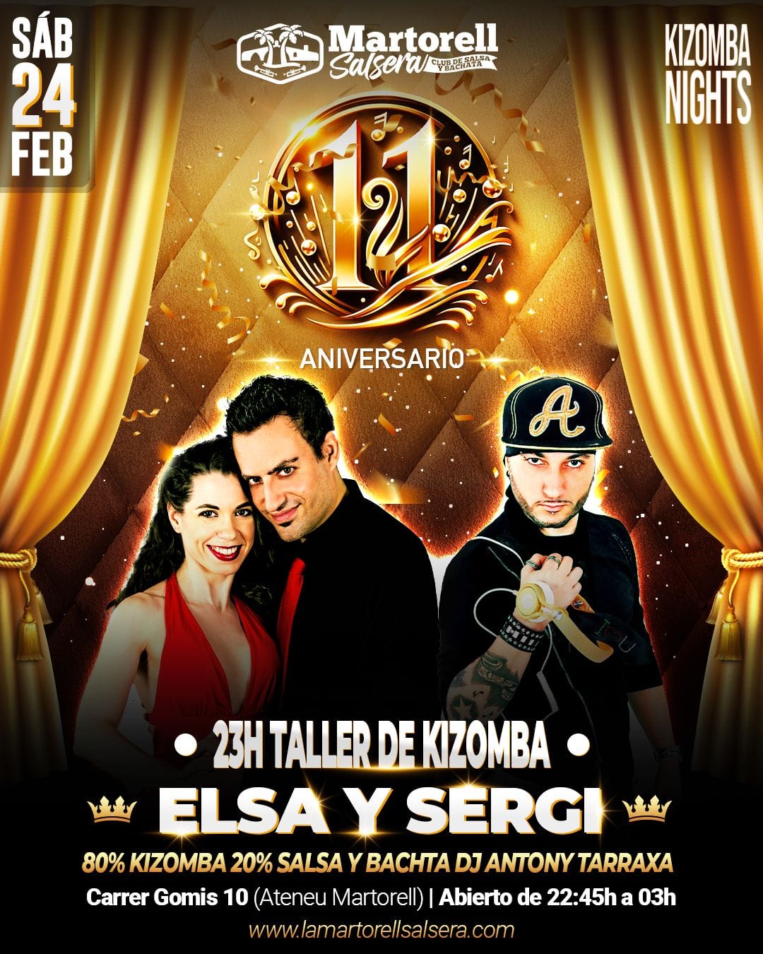 Kizomba NIGHT - Aniversario Martorellsalsera