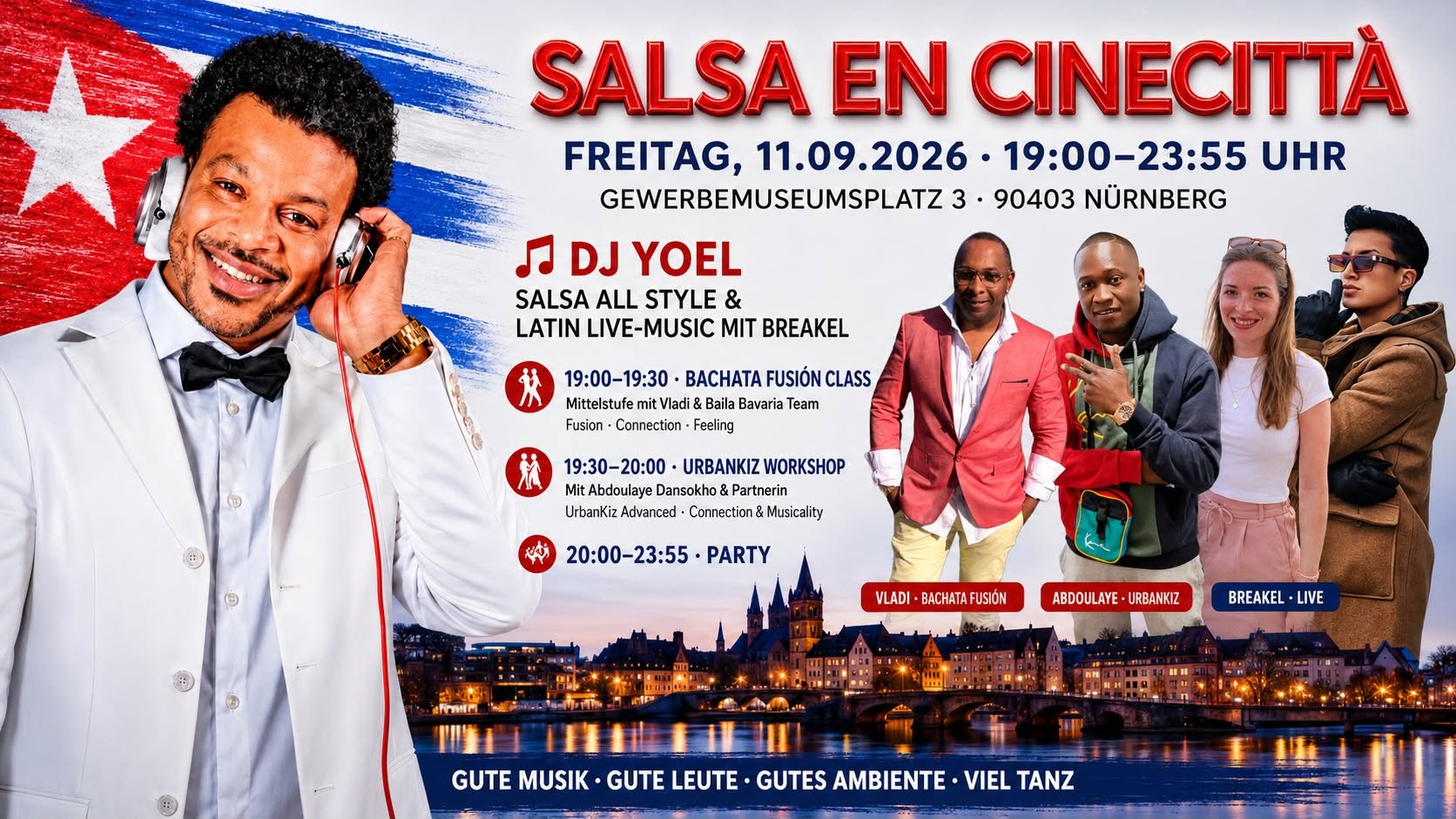 LATIN PARTY EN CINECITTA