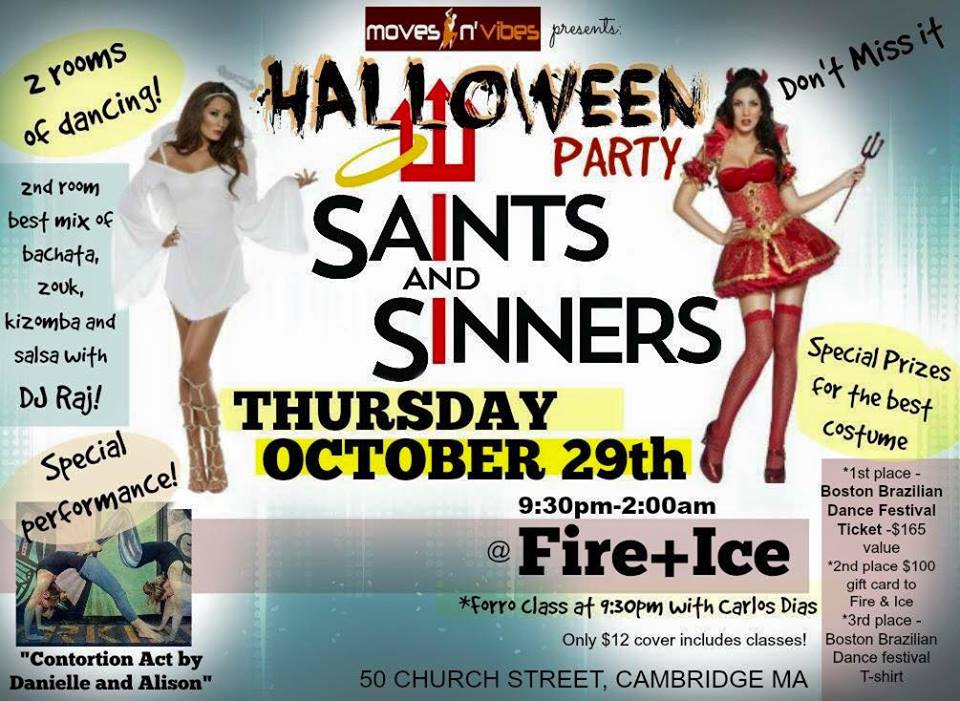 Haloween Saints and Sinners Annual Party - win ticket to BDF 2015!
