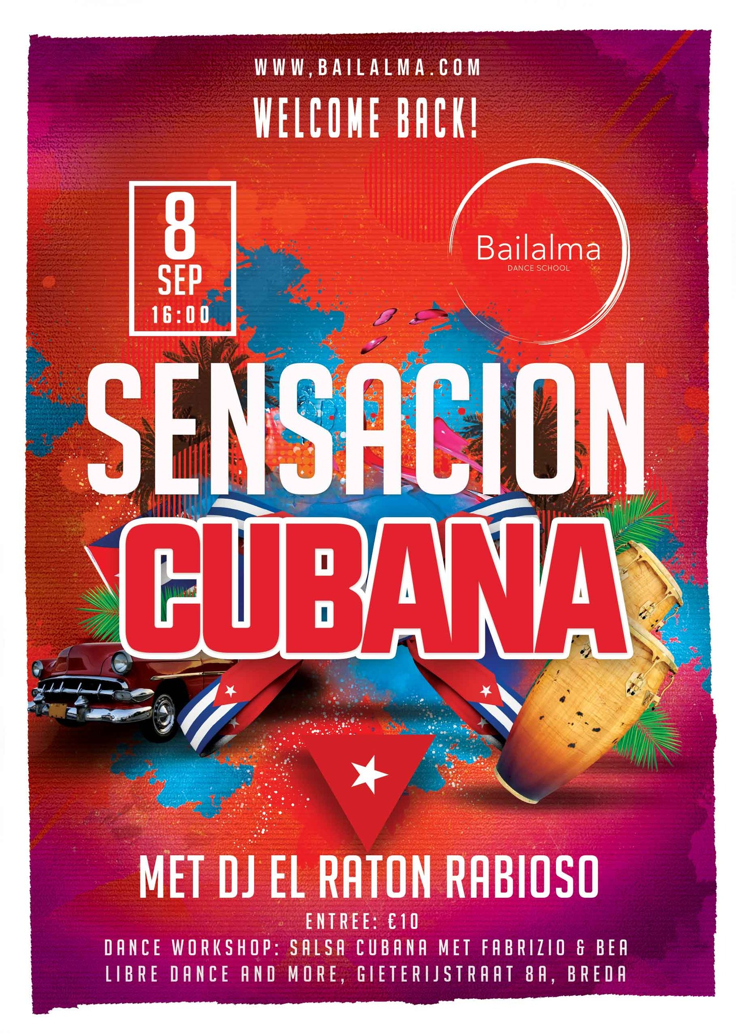 Cubaanse Salsa Matinee 8 September 2024, Breda