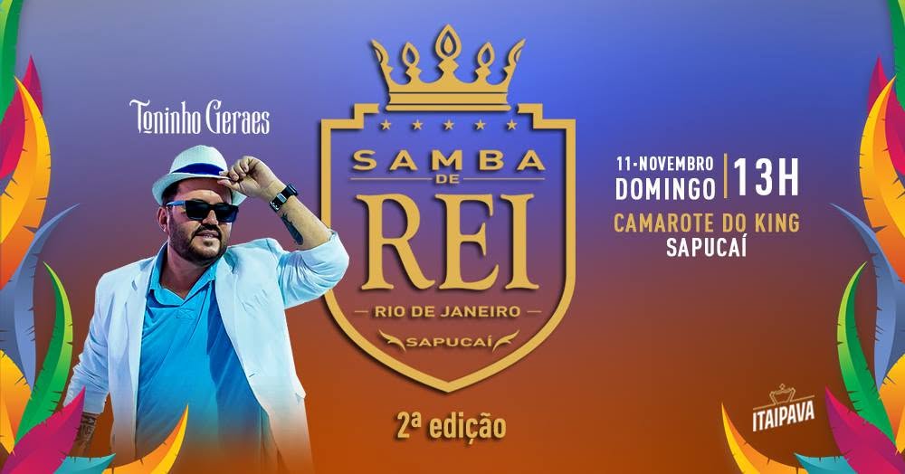 Samba de Rei com Toninho Geraes - 2ª edição