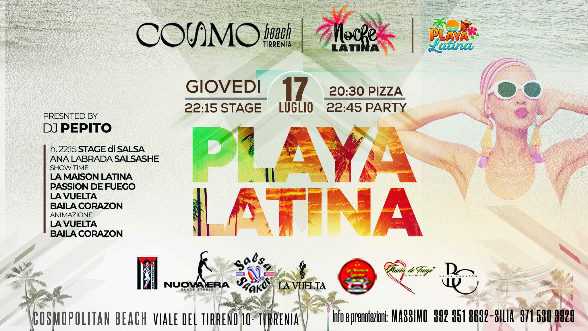 PLAYA LATINA ⟡ GIOVEDì 17 LUGLIO