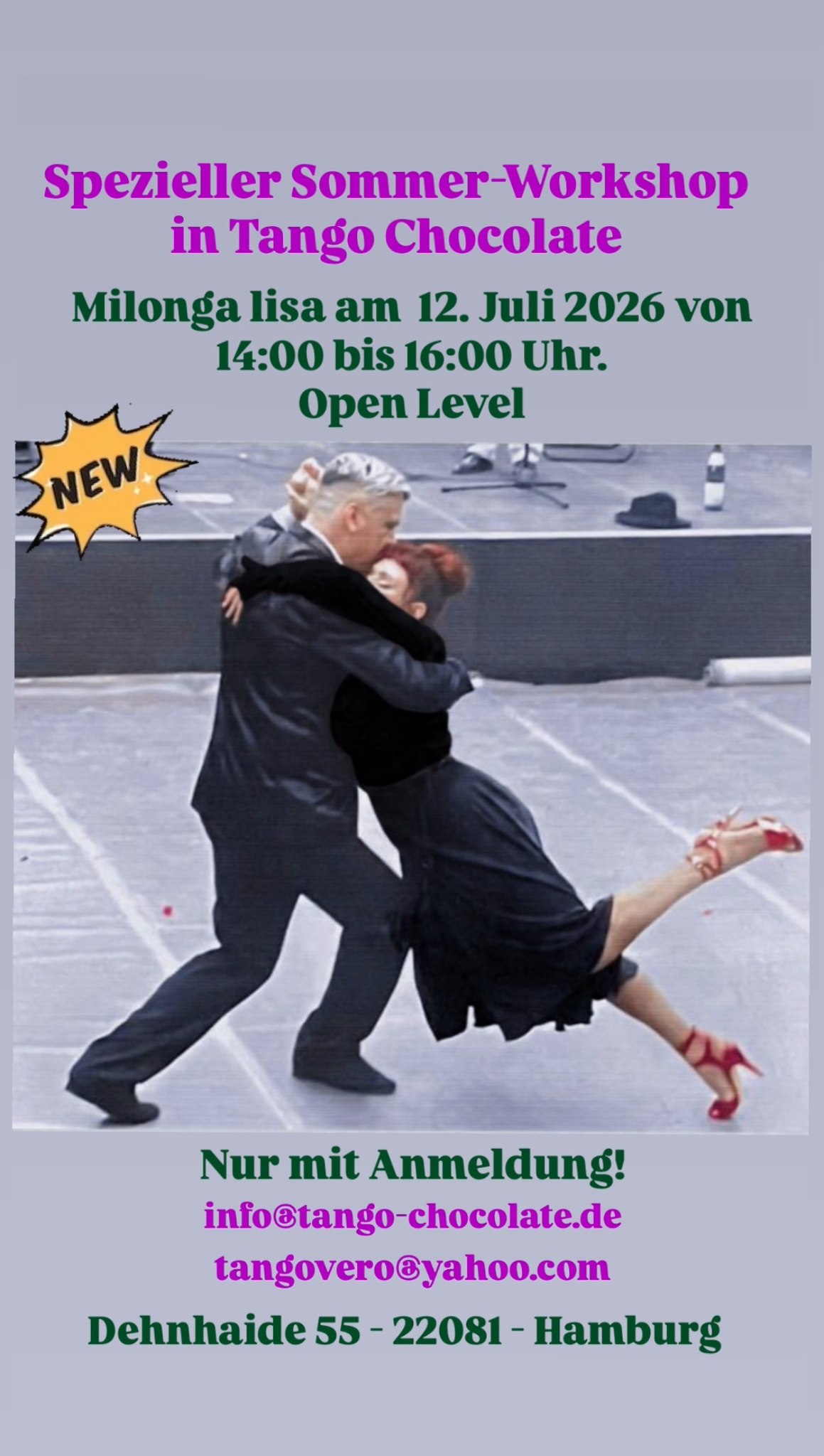 Spezieller Sommer Milonga Lisa WS 12.7. 14-16U