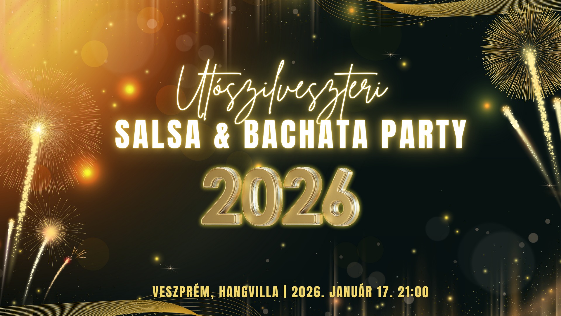 Utószilveszteri salsa & bachata party Veszprémben
