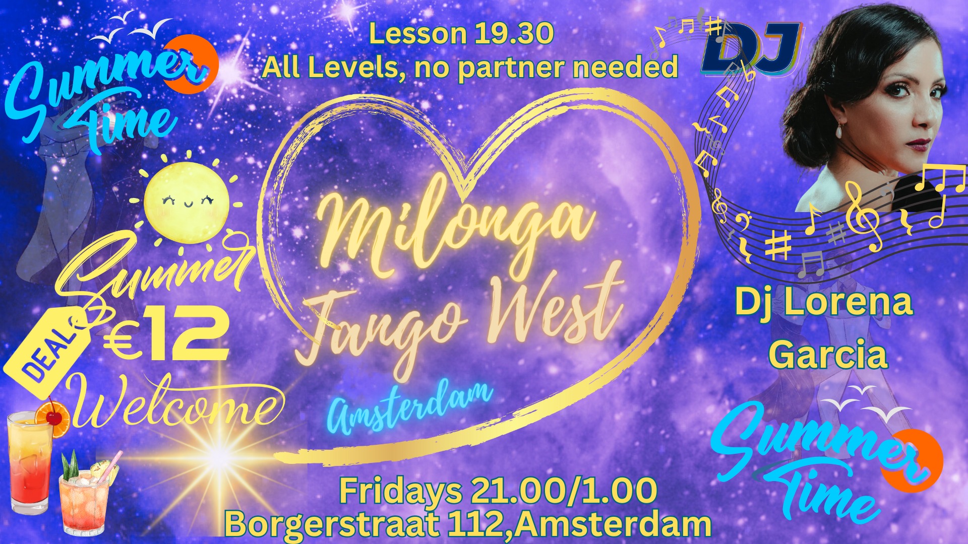 ☀️Milonga "Tango West Amsterdam" Summer Time☀️