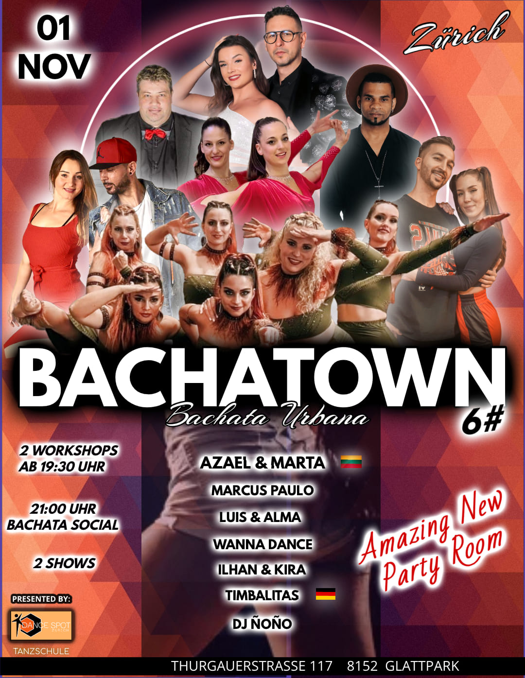 BACHATOWN #6 New Party Location!!!