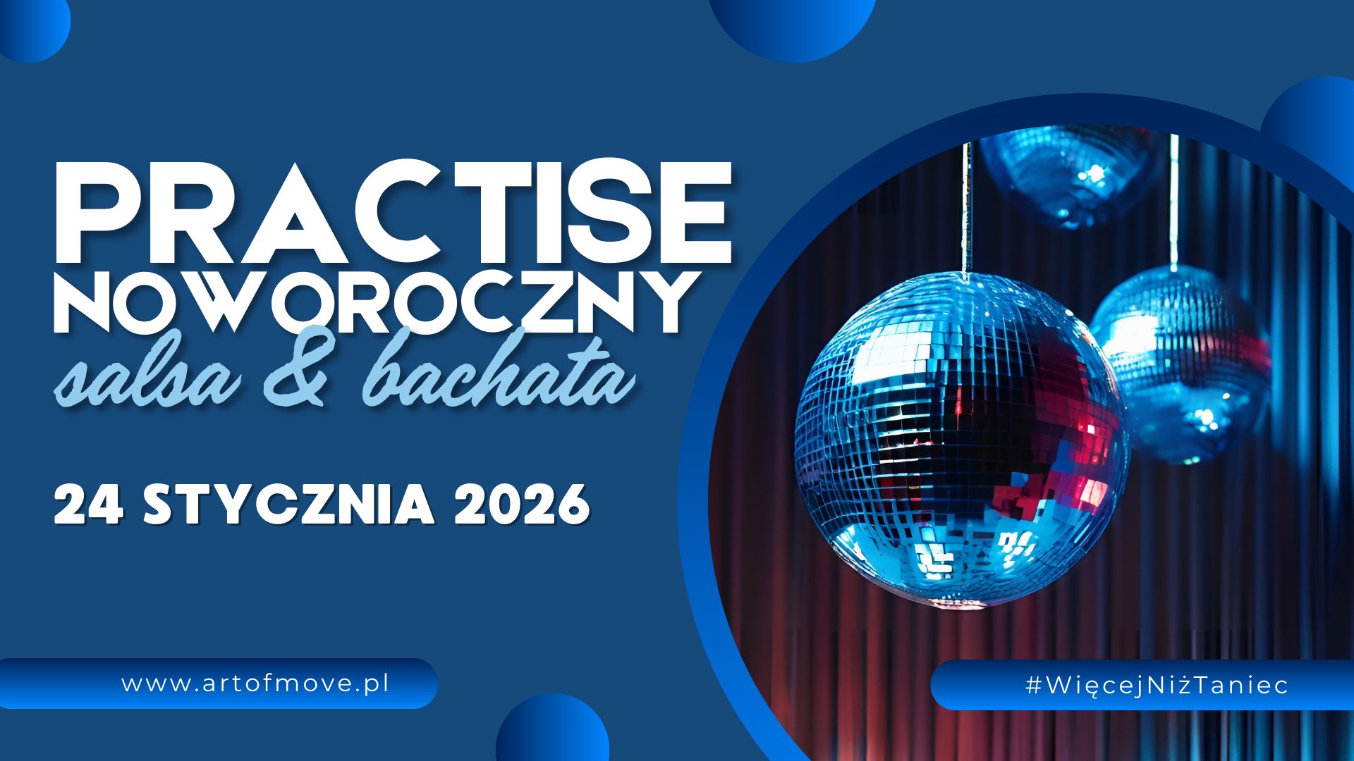 Karnawałowy practis bachatowo - salsowy 24.01 Art of Move