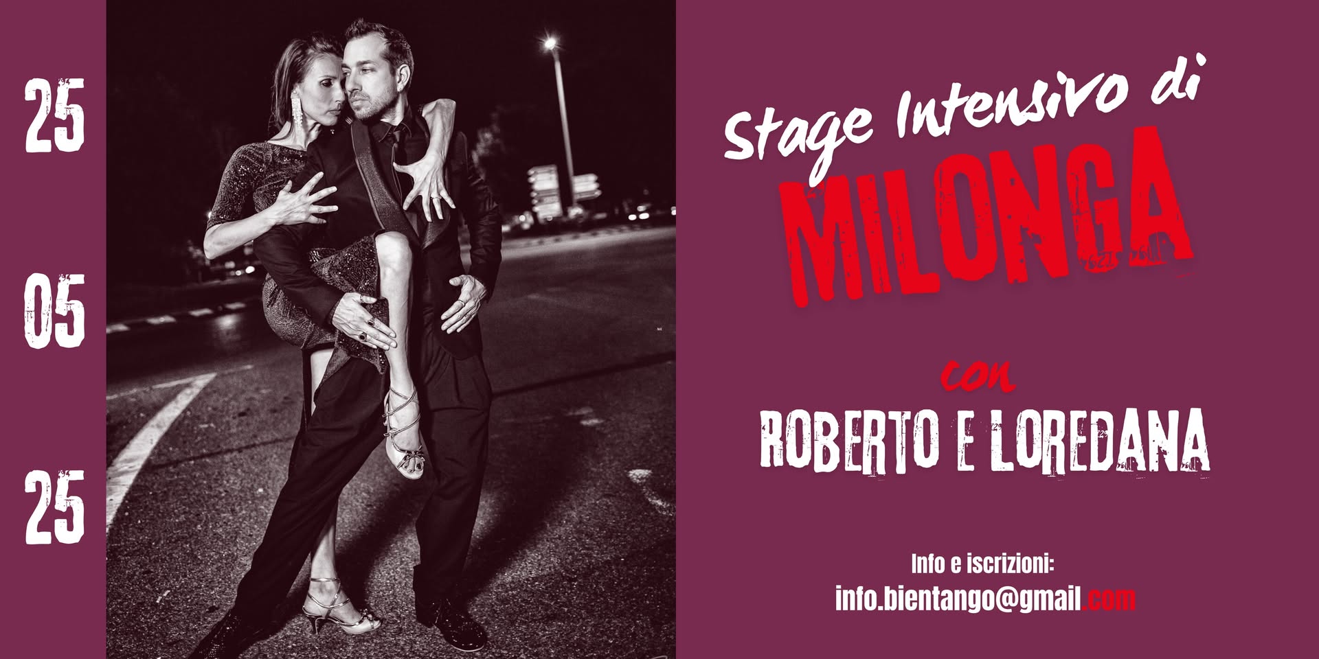 ๐ถ STAGE INTENSIVO DI MILONGA ๐ถ con Roberto e Loredana