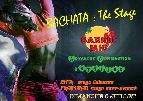 ** BACHATA : THE STAGE Débutant puis Styling & Advanced combination **