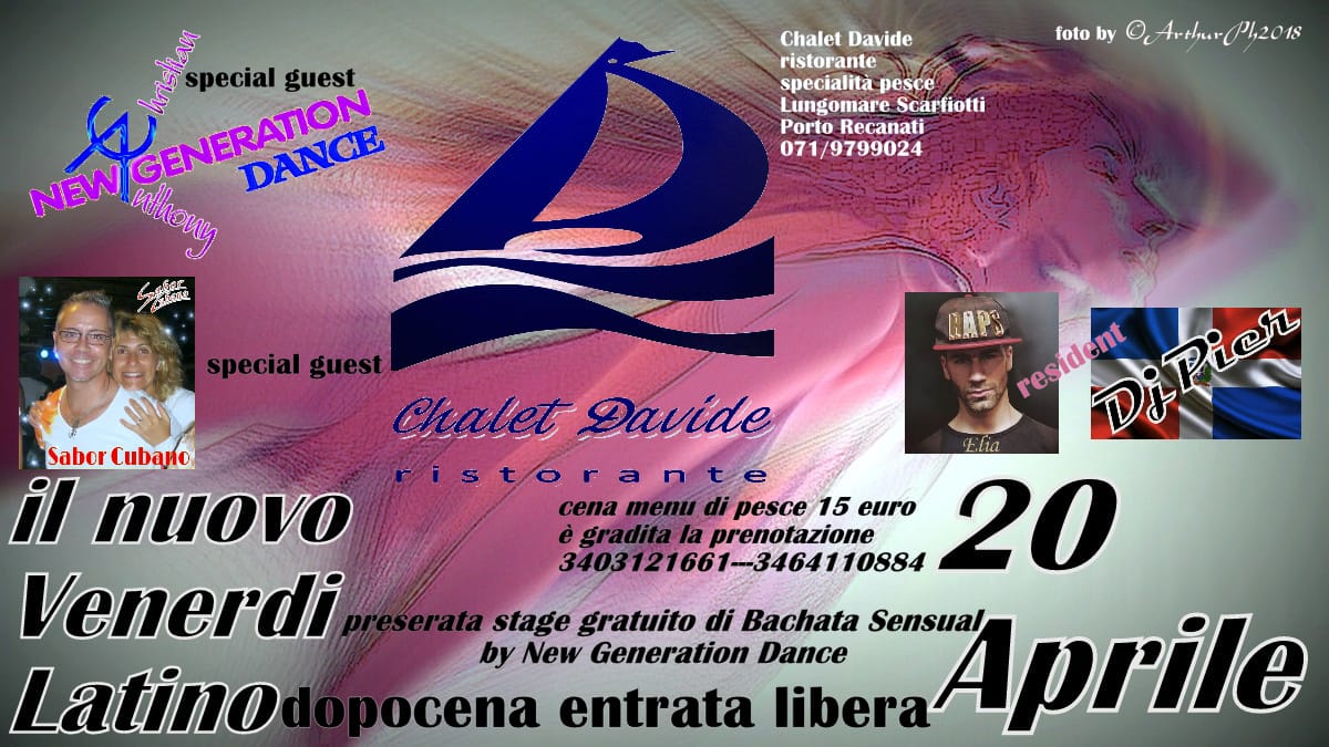 #IlNuovoVenerdiLatino@ChaletDavide