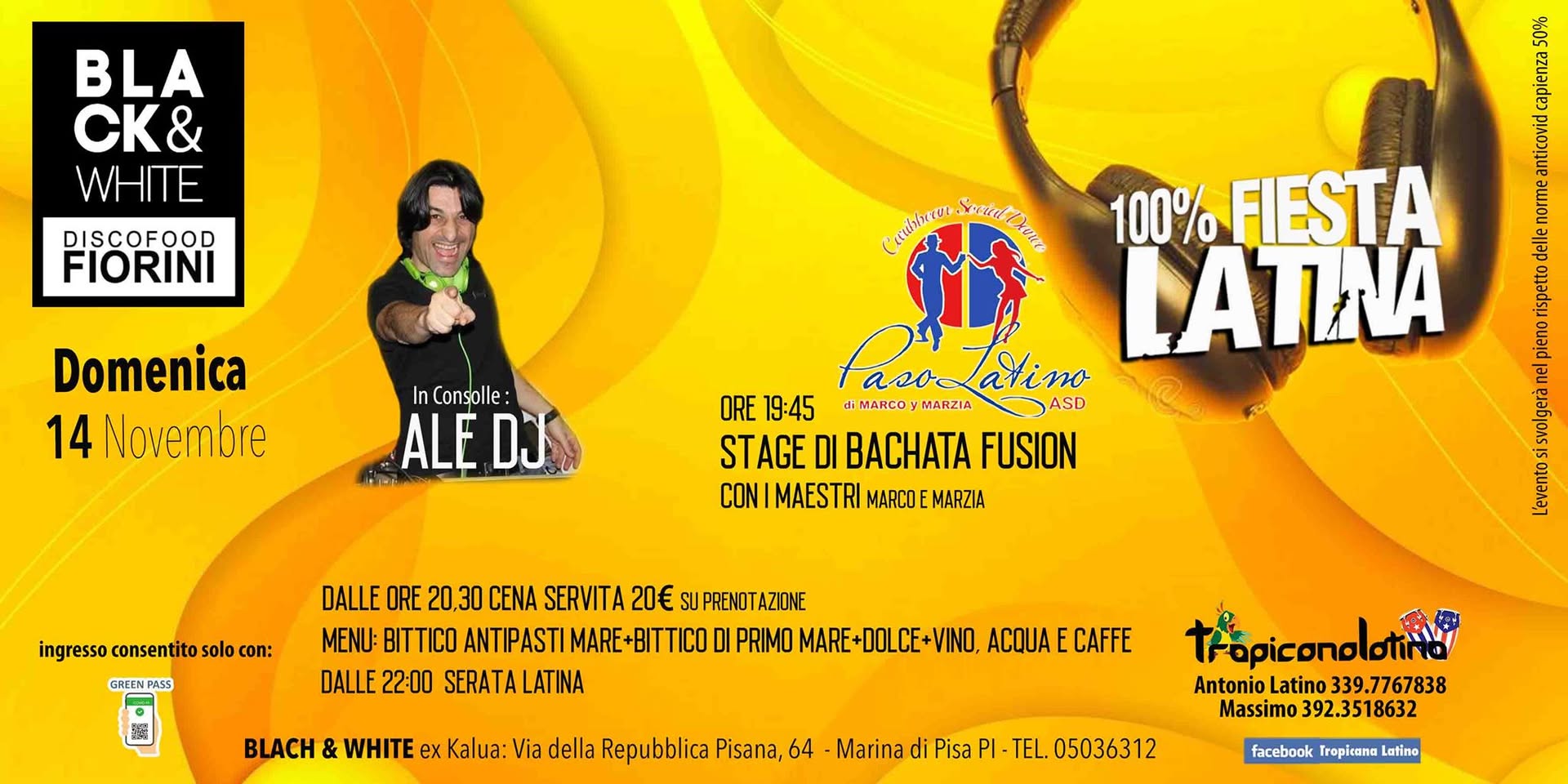 La Domenica Latina al Black & White