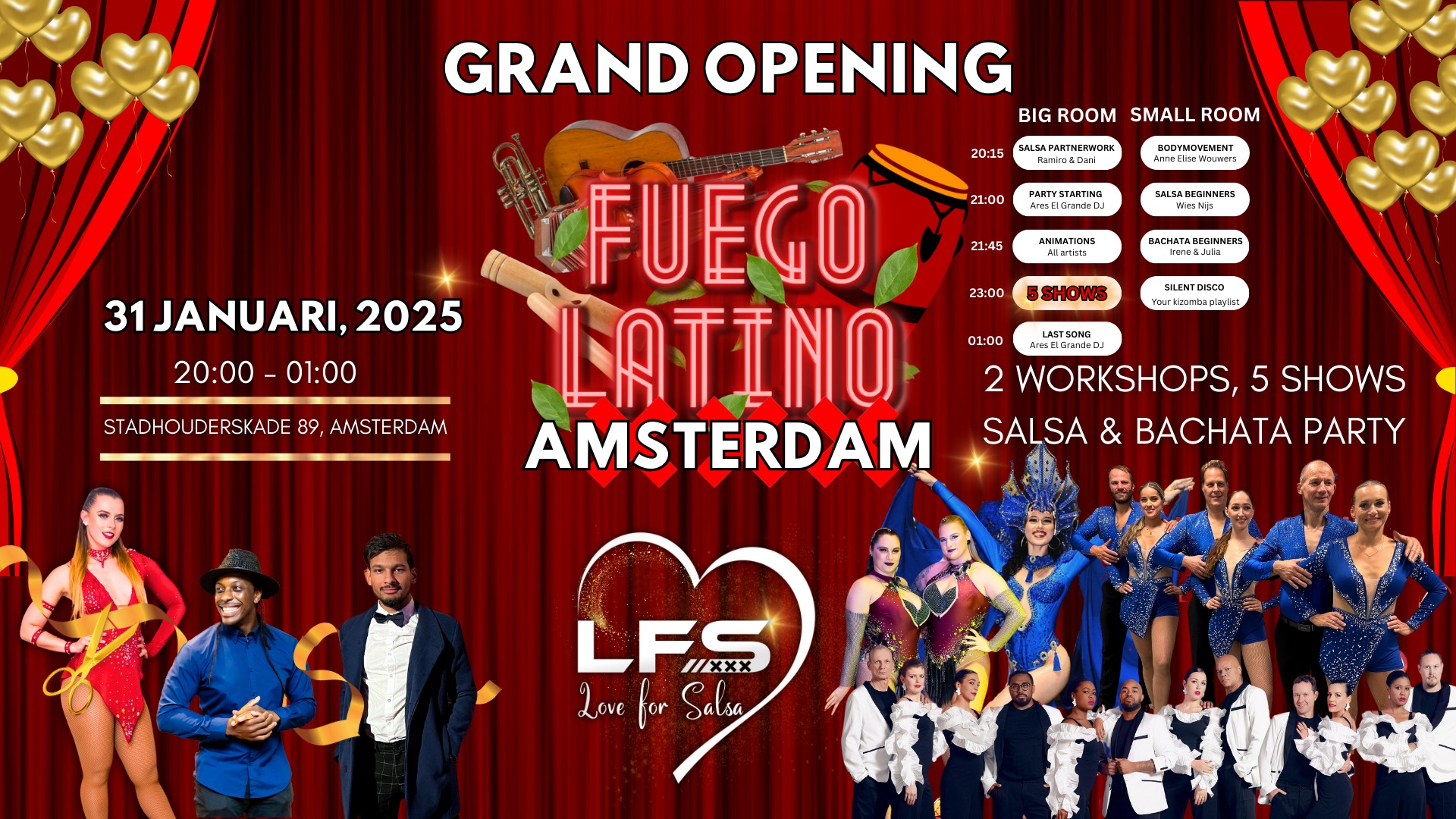 Fuego Latino Grand Opening Love For Salsa AMSTERDAM
