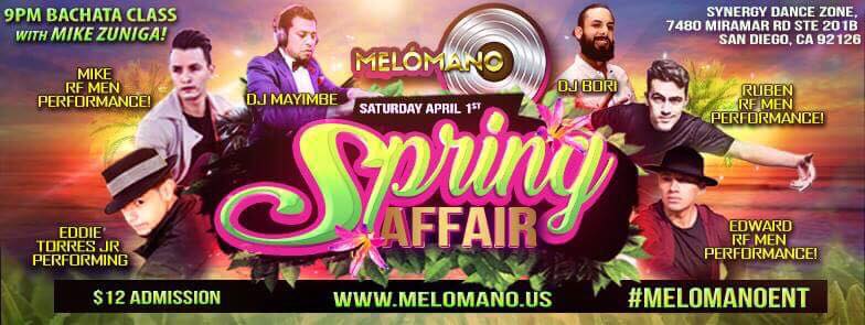 The Melómano San Diego Spring Affair w Eddie Torres Jr!