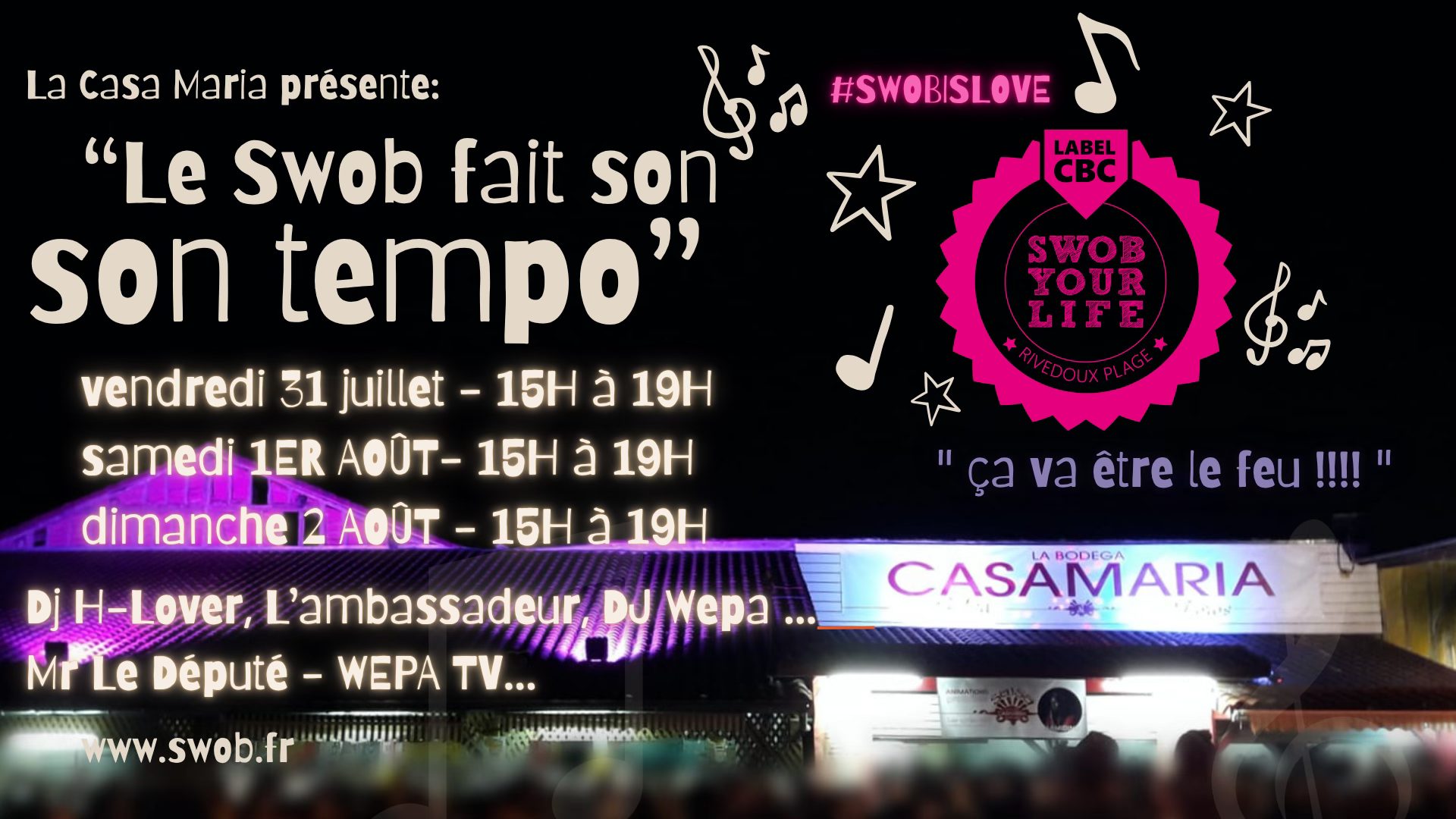 Swob Your Tempo 2026 - Salsa Romantic, Mambo, Cuban... #SwobYourTempo