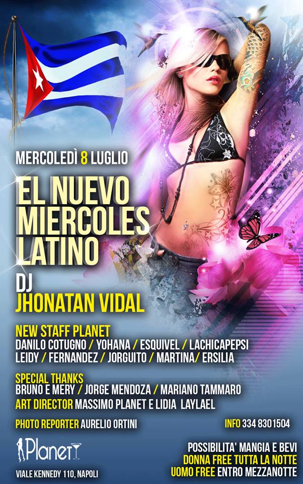 MERCOLEDI 8 LUGLIO ''EL NUEVO MIERCOLES PLANET''