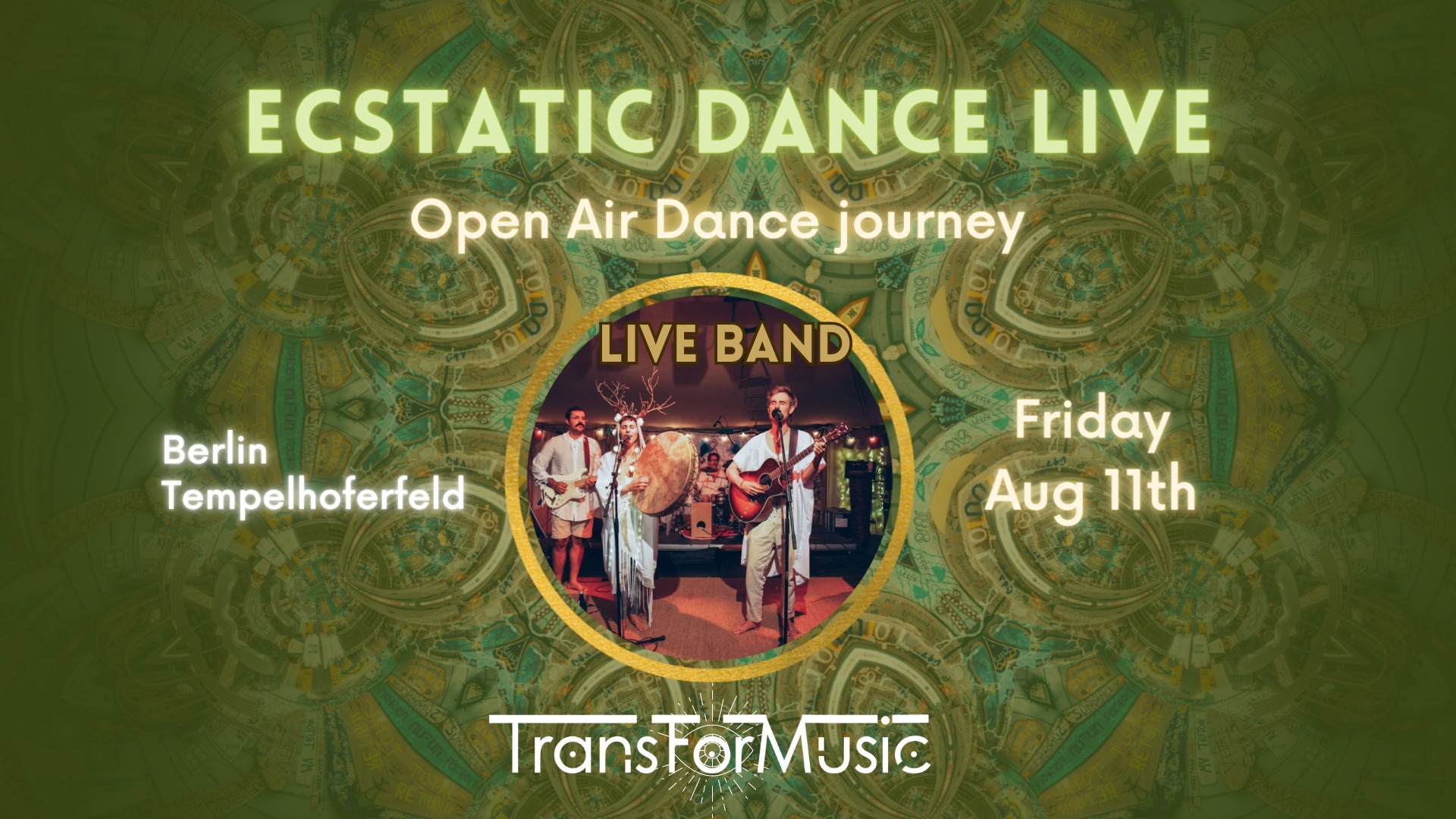 Ecstatic Dance LIVE #6 Donation based open air dance+Picknic