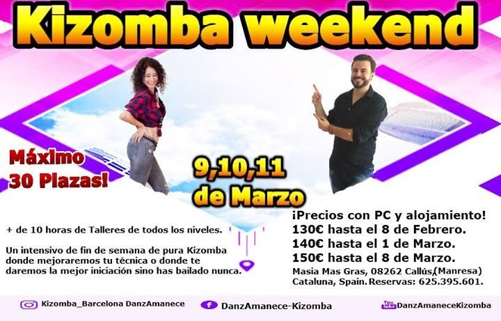 Kizomba Weekend Danzamanece.