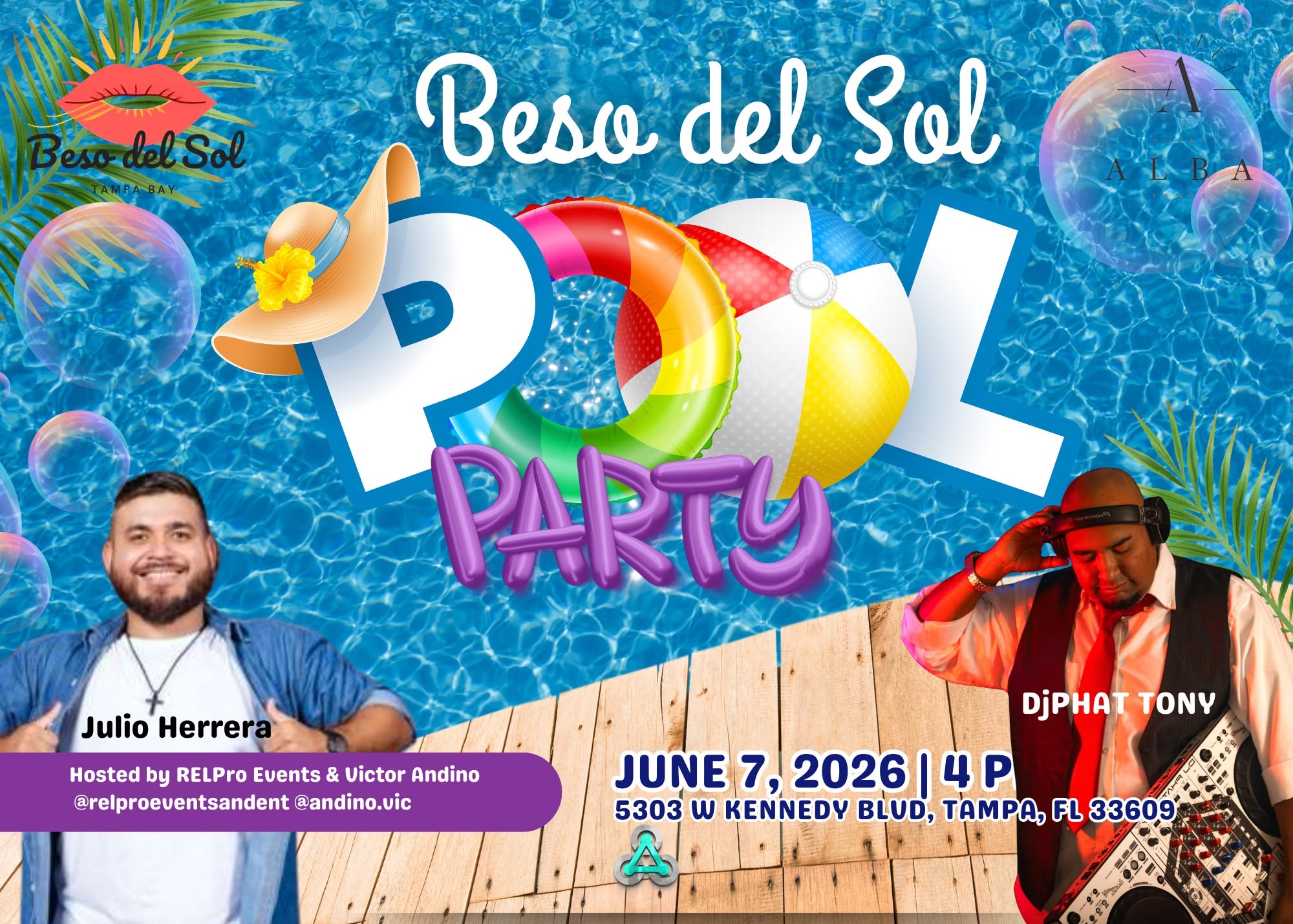Beso del Sol Tampa Bay @Hotel Alba!