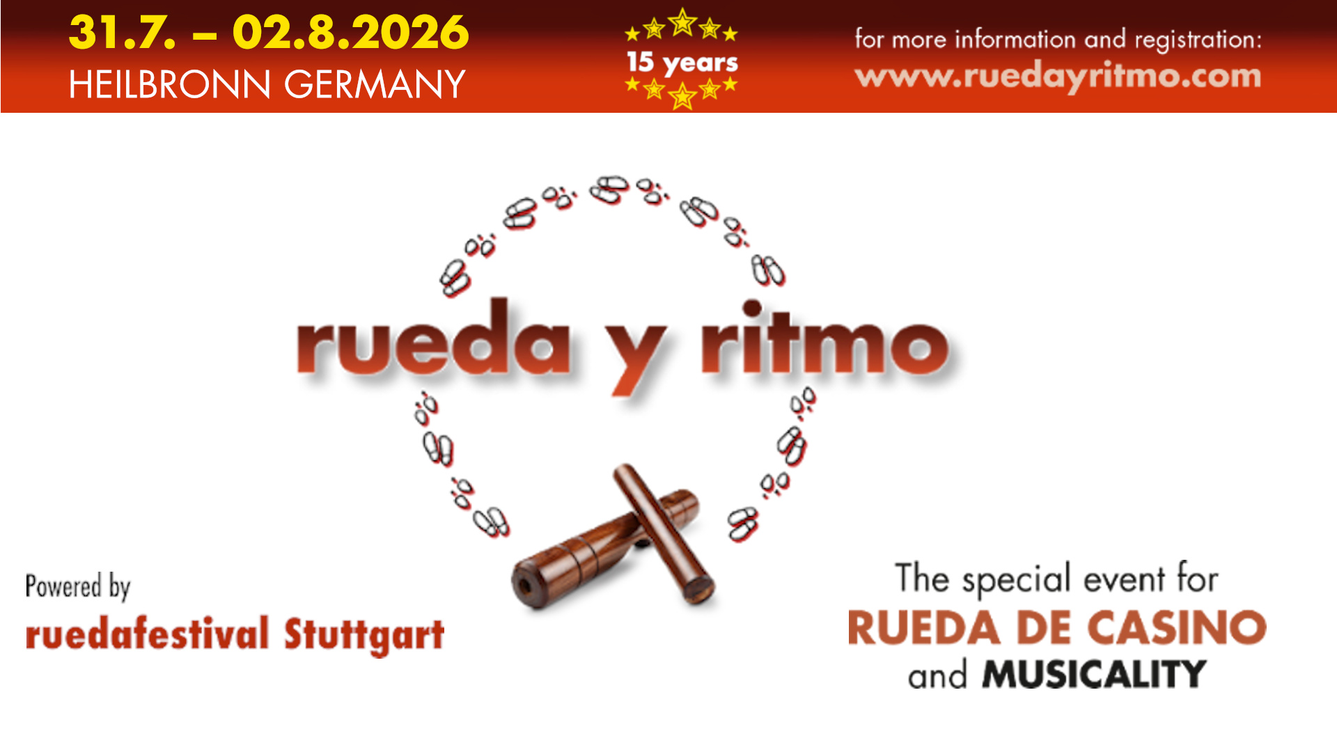 Rueda y Ritmo 2026 in Heilbronn - powered by ruedafestival Stuttgart