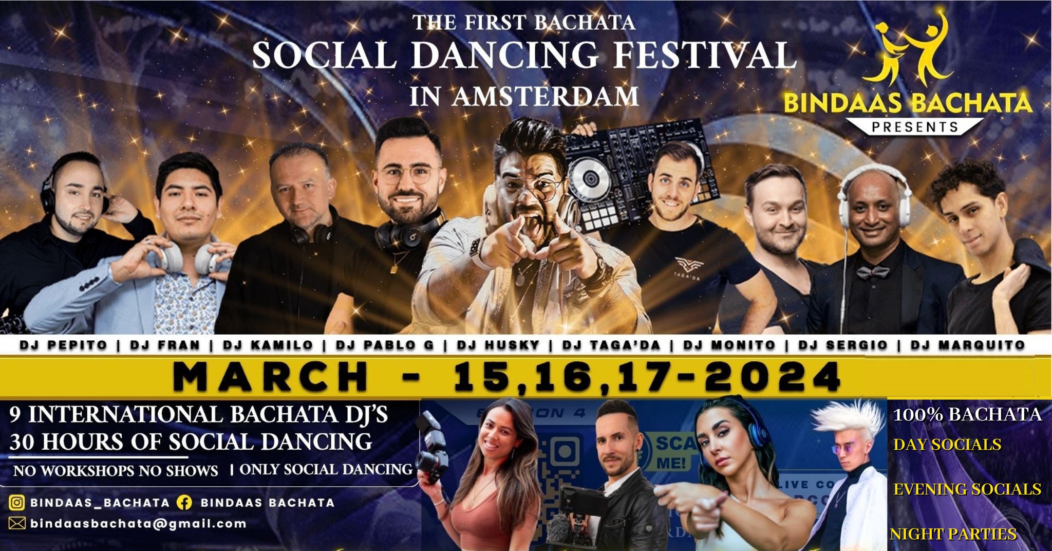 ๐ฉ๐ฐ๐ต๐ซ๐จ๐จ๐บ The First ๐ฉ๐๐๐๐๐๐ ๐บ๐๐๐๐๐๐ Social Dancing Festival in Amsterdam