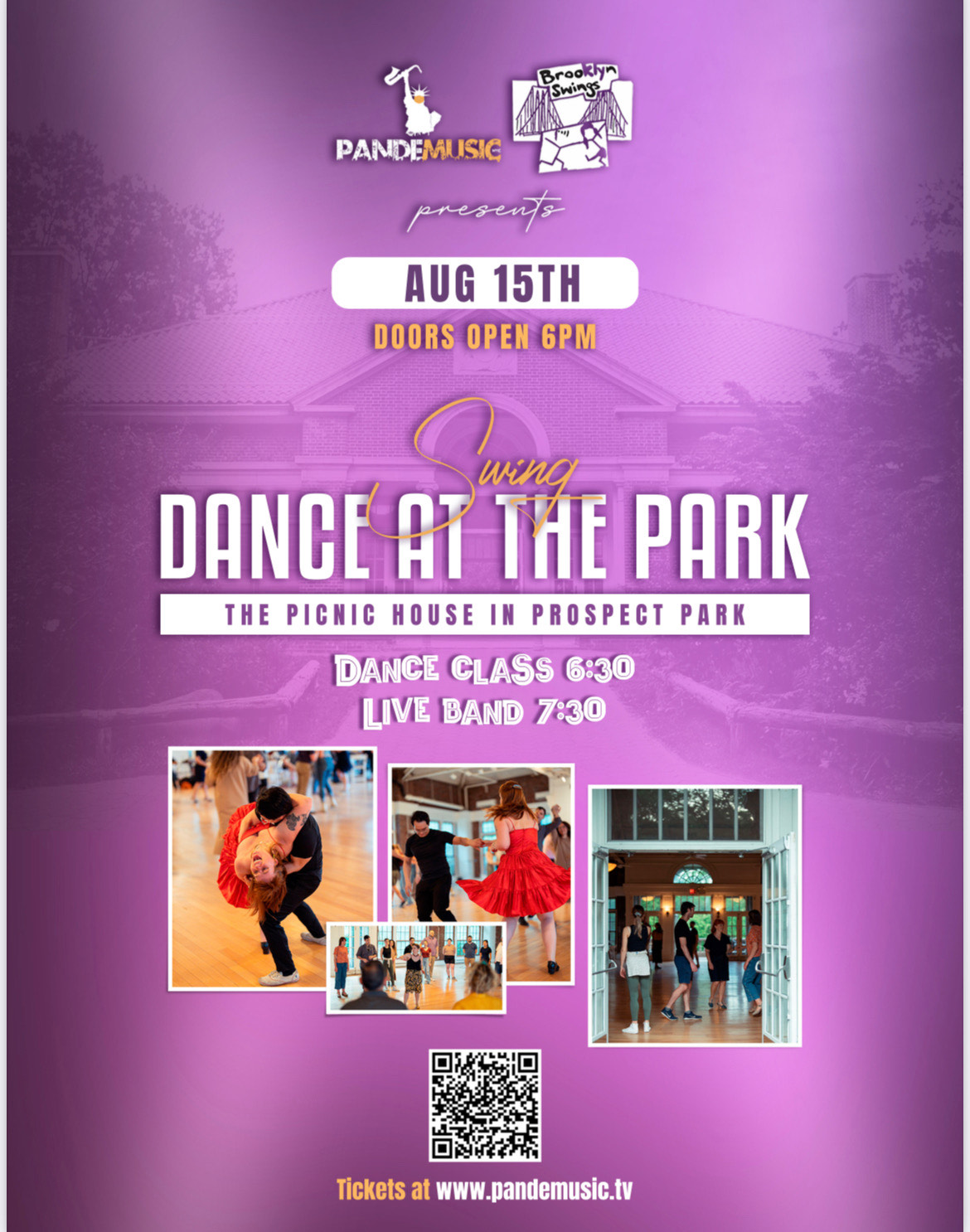Swing at the Park: Live Jazz + Dance Lesson + Prospect Park