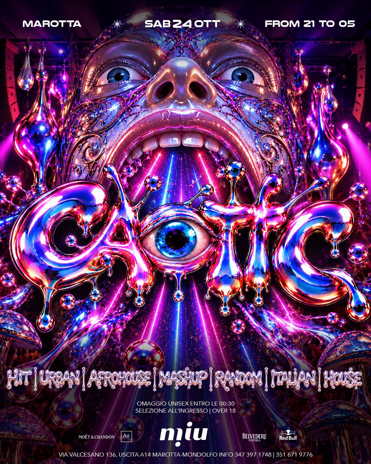 Sabato 24 Ottobre • Caotic An inusual Fiesta